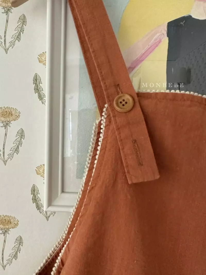 Monbebe - Korean Women Fashion - #momslook - Flo Dungarees Pants Mom - 6