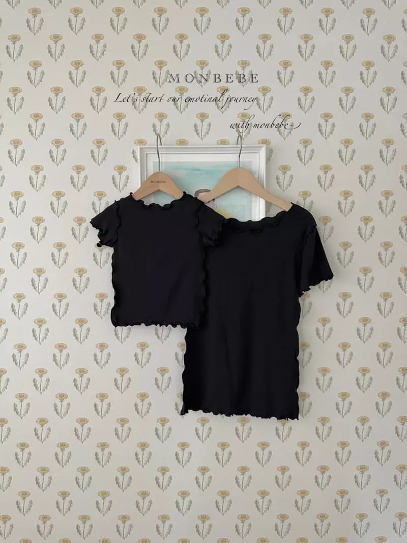 Monbebe - Korean Women Fashion - #womensfashion - Wave Tee Mom - 3