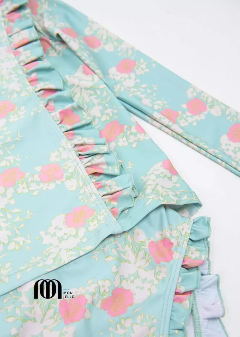 Monjello - Korean Children Fashion - #Kfashion4kids - Rashguard Swimwear Set - 3