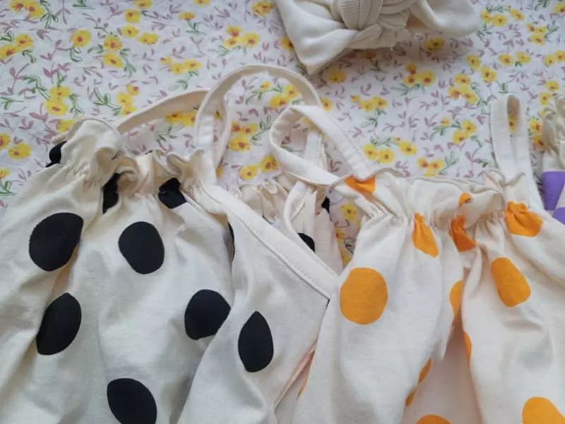 Moran - Korean Baby Fashion - #babyboutique - Bell Bodysuit Set - 8