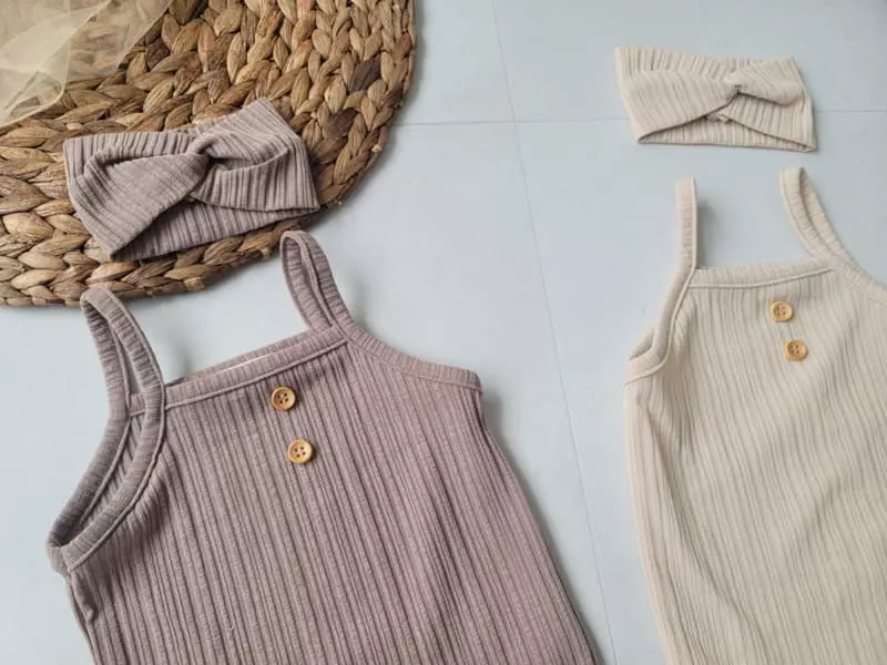 Moran - Korean Baby Fashion - #babylifestyle - Easy Button Bodysuit - 4