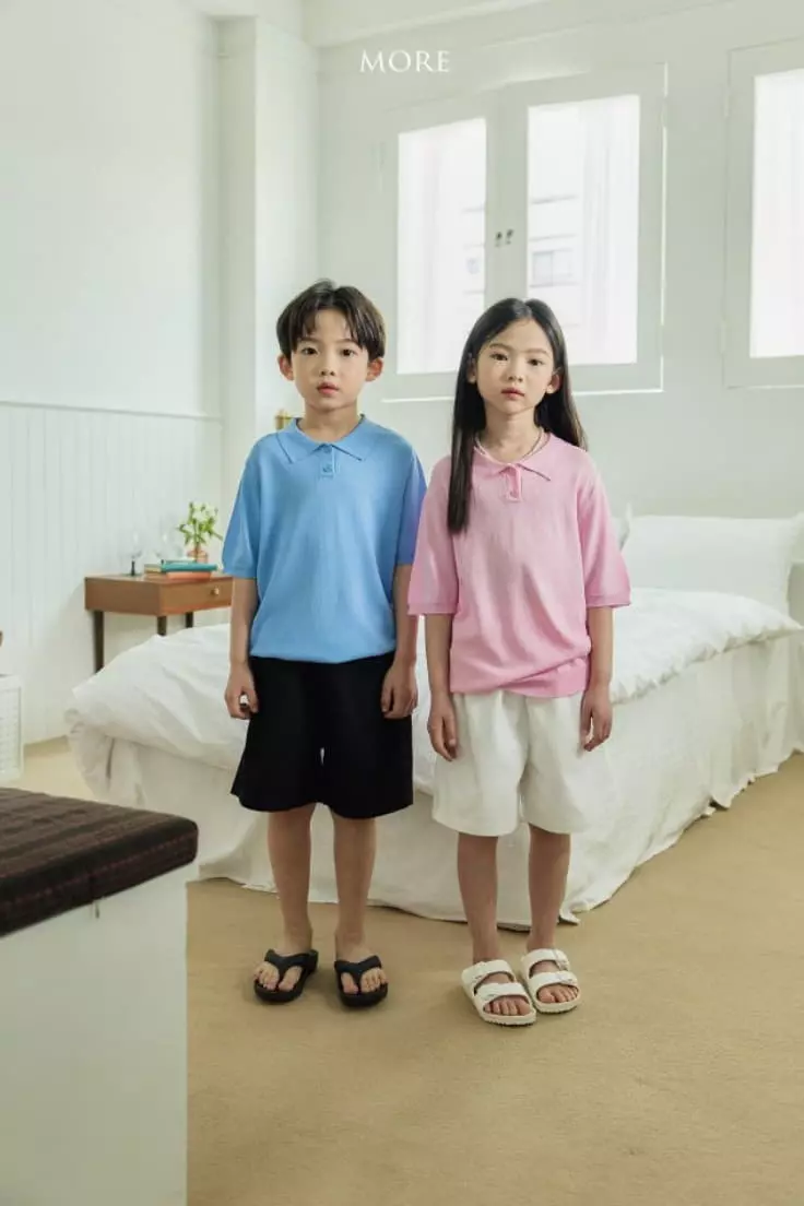 More - Korean Children Fashion - #magicofchildhood - Linen Collar Knit Tee - 12