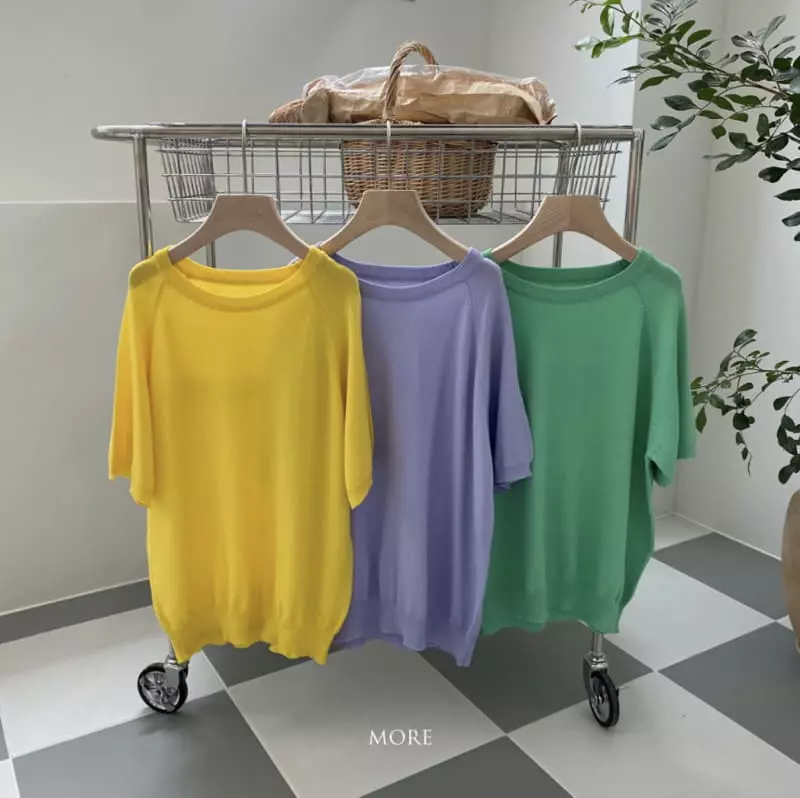 More - Korean Children Fashion - #prettylittlegirls - Linen Crew Neck Knit Tee