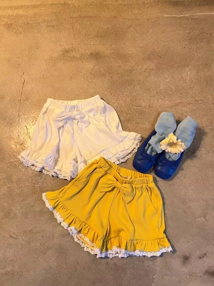 Mumunbaba - Korean Children Fashion - #childofig - Poly Poly Ribbon Pants - 10