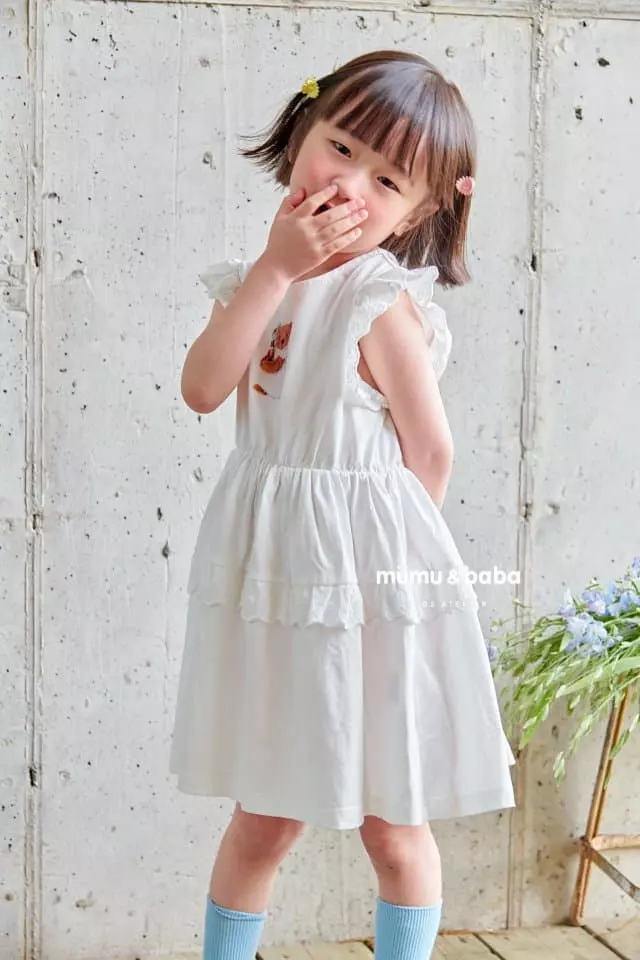 Mumunbaba - Korean Children Fashion - #childrensboutique - Rora Bear One-piece - 7