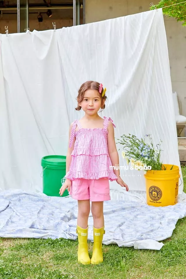 Mumunbaba - Korean Children Fashion - #kidzfashiontrend - Check Lounge Pants - 11
