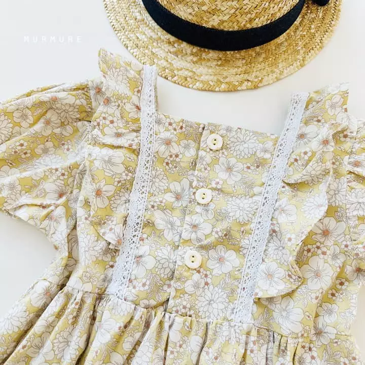 Murmure - Korean Children Fashion - #kidsshorts - Rose One-piece - 4