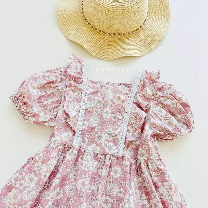 Murmure - Korean Children Fashion - #littlefashionista - Rose One-piece - 7
