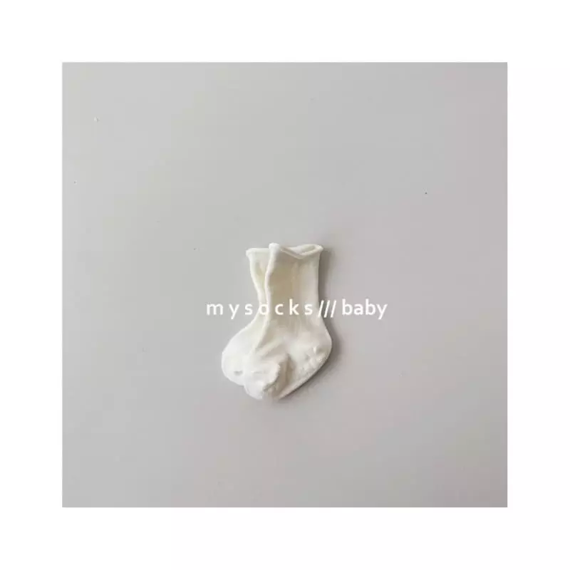 My Socks - Korean Baby Fashion - #babylifestyle - Baby Pure Socks Set - 2
