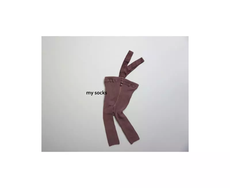My Socks - Korean Baby Fashion - #onlinebabyshop - Lino Dungarees Tights - 5