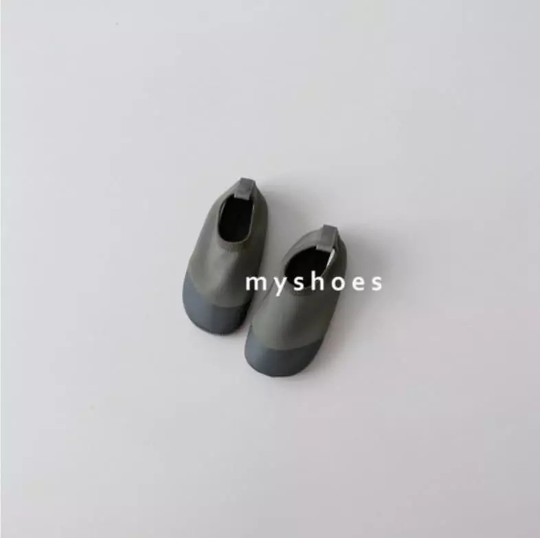 My Socks - Korean Children Fashion - #prettylittlegirls - Basic Ocean Aqua Shoes - 5