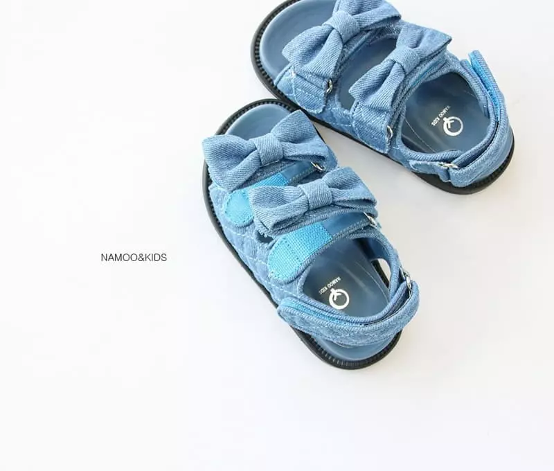 Namoo & Kids - Korean Children Fashion - #kidsstore - Camil Ribbon Belcro Sandals - 4