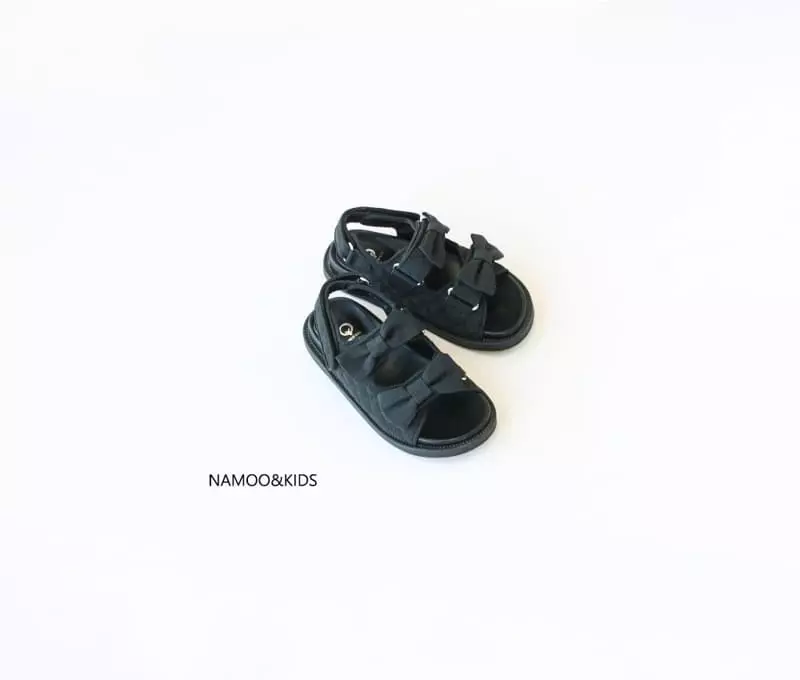 Namoo & Kids - Korean Children Fashion - #toddlerclothing - Camil Ribbon Belcro Sandals - 11