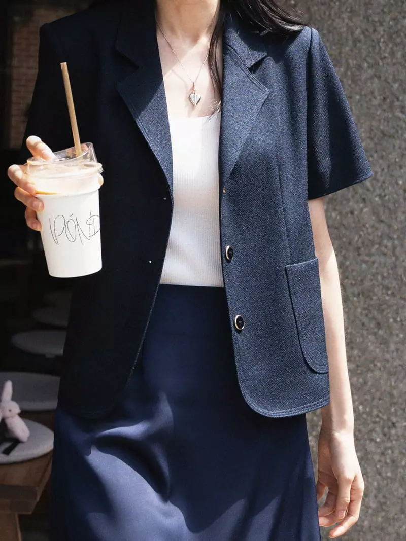 Nan - Korean Women Fashion - #momslook - Pesto Jacket - 10
