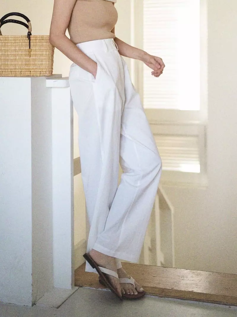 Nan - Korean Women Fashion - #romanticstyle - Double Lyn Pants - 8
