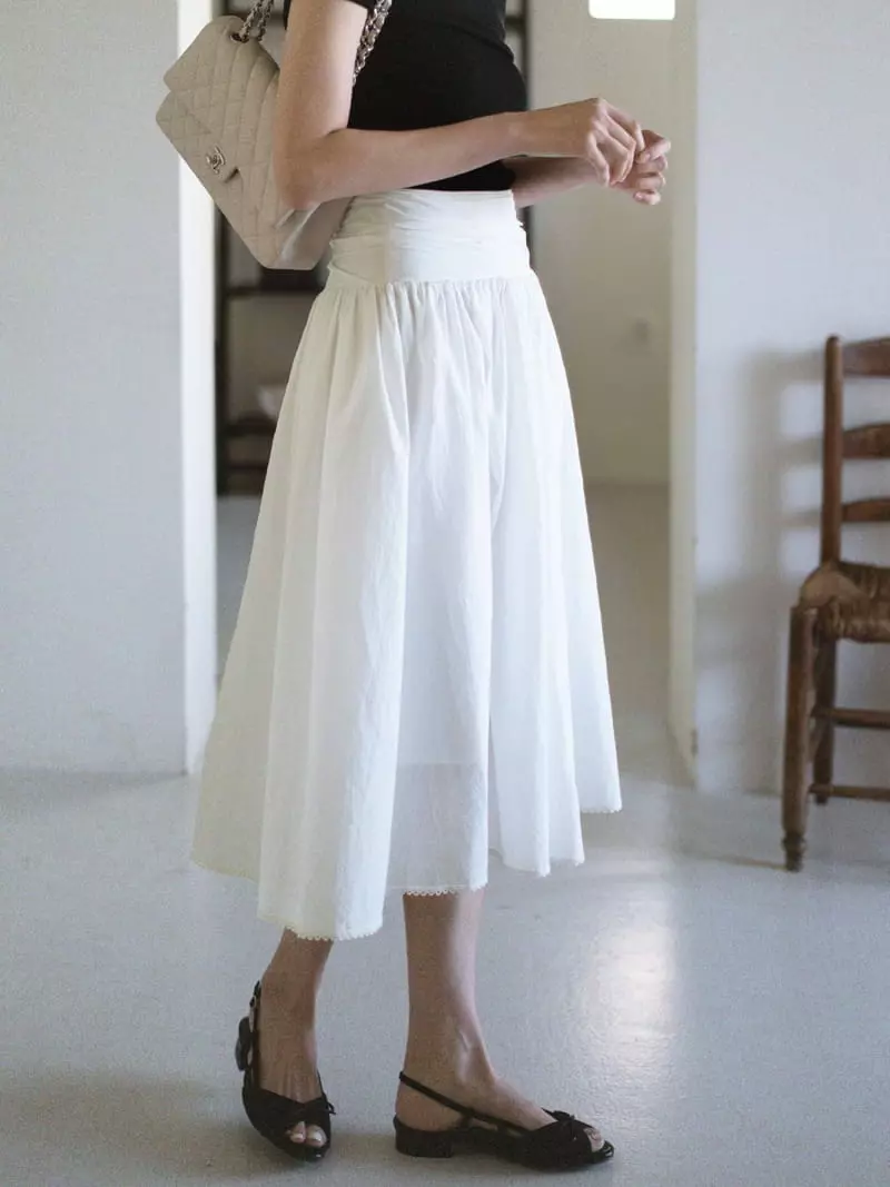 Nan - Korean Women Fashion - #shopsmall - Bennis Frill Skirt - 2