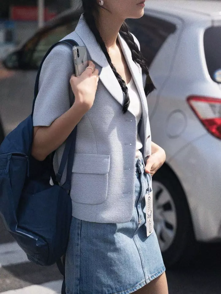 Nan - Korean Women Fashion - #thelittlethings - Mode Twid Jacket - 8