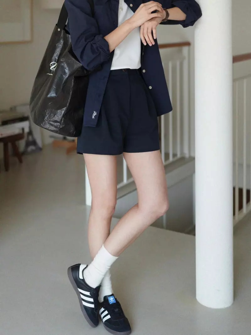 Nan - Korean Women Fashion - #womensfashion - classic Dyeing Shorts - 11