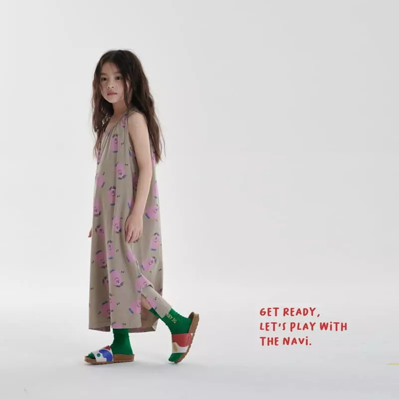 Navi - Korean Children Fashion - #childrensboutique - Hairy One-piece - 2