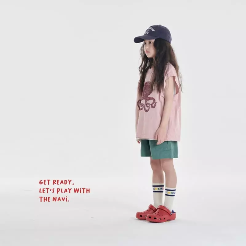 Navi - Korean Children Fashion - #designkidswear - Octopus Tee - 6