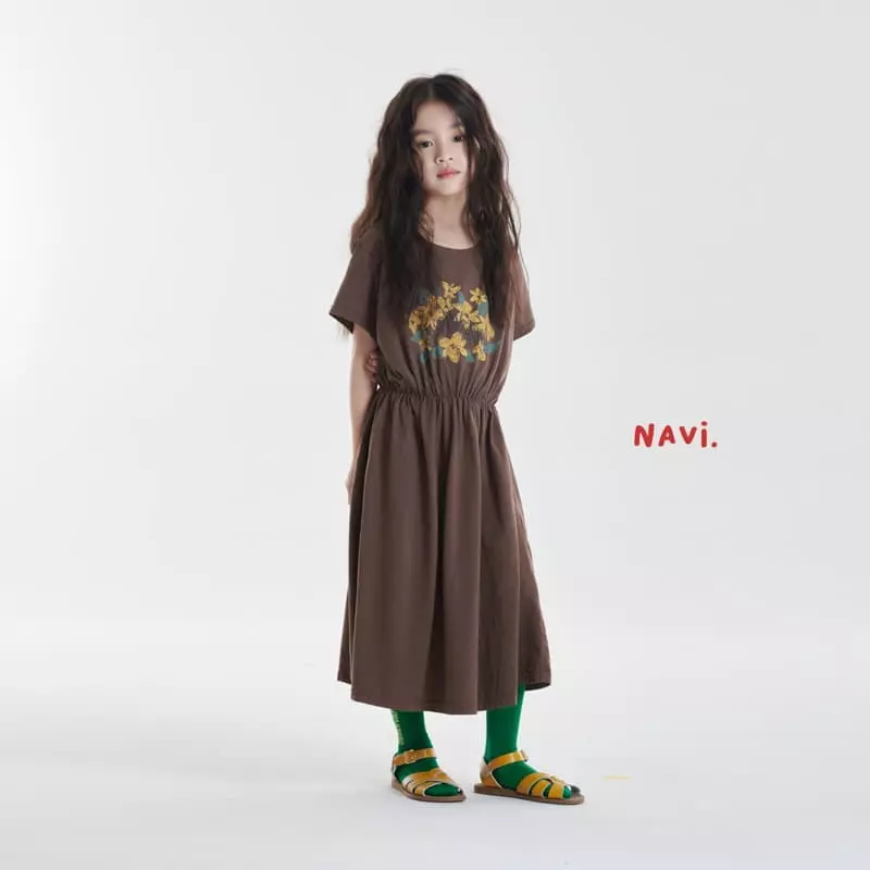 Navi - Korean Children Fashion - #magicofchildhood - Flower One-piece - 10