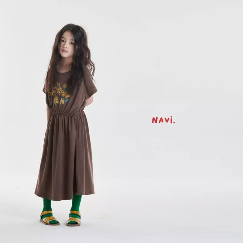 Navi - Korean Children Fashion - #minifashionista - Flower One-piece - 11