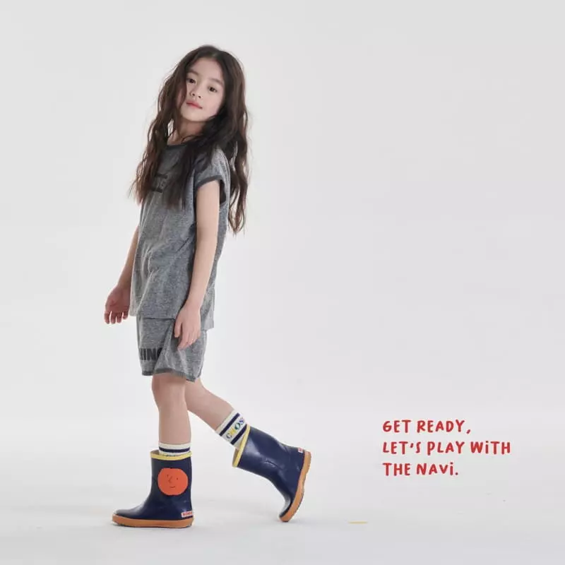 Navi - Korean Children Fashion - #prettylittlegirls - Nothing Tee - 3