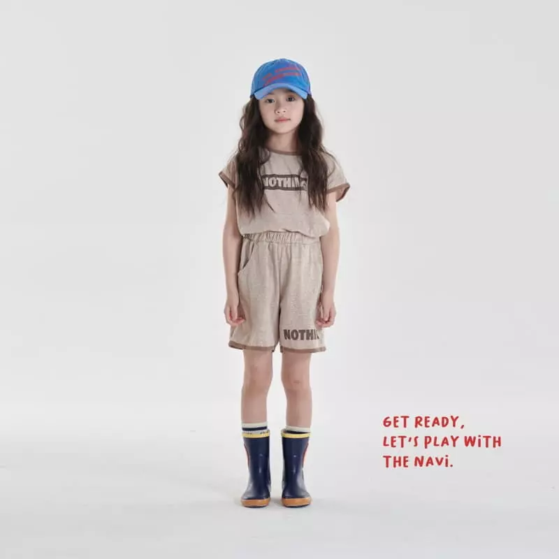 Navi - Korean Children Fashion - #stylishchildhood - Nothing Tee - 6