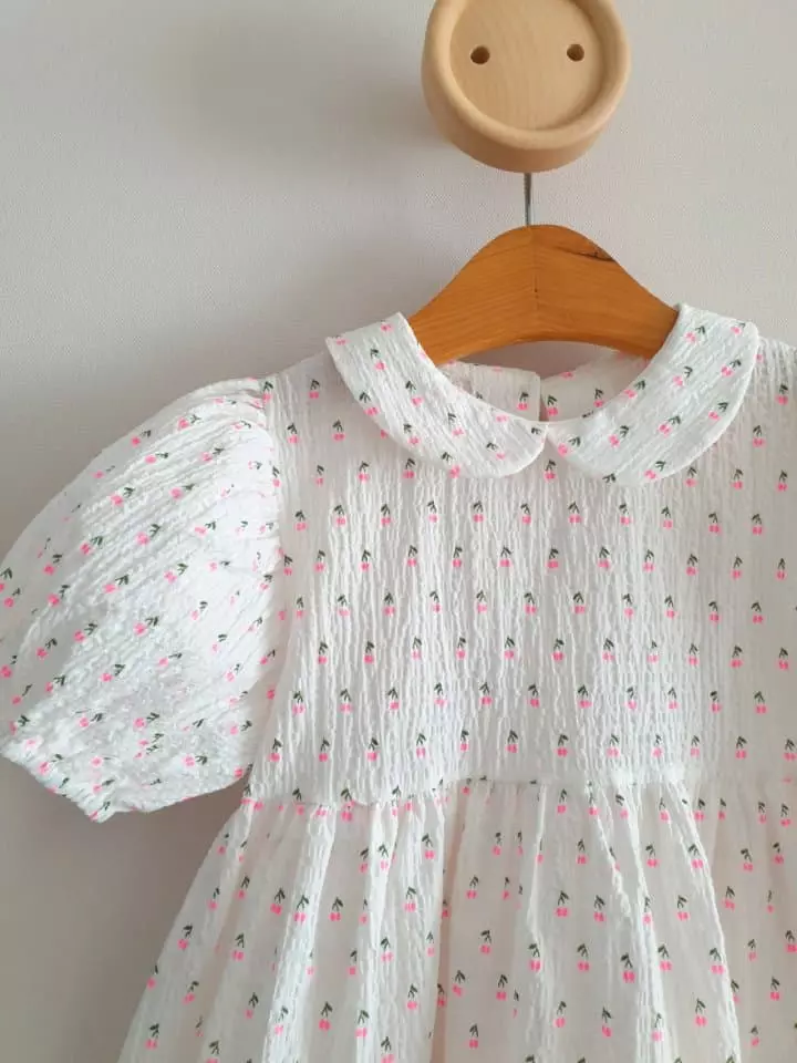 Neko - Korean Children Fashion - #Kfashion4kids - Cherry One-piece