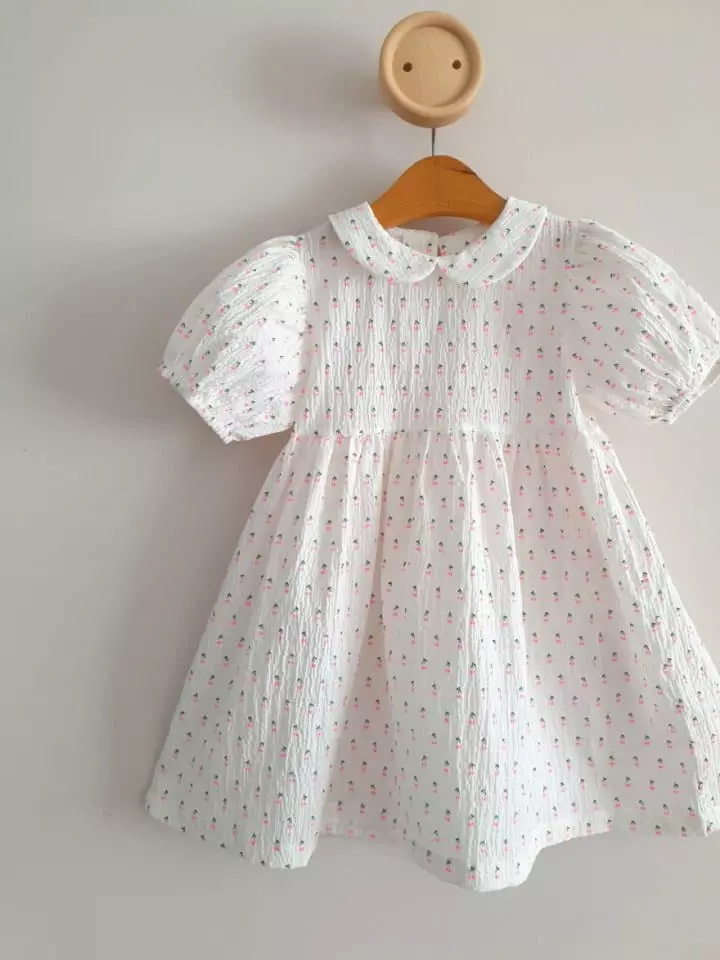 Neko - Korean Children Fashion - #childofig - Cherry One-piece - 9