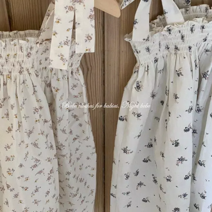Night Bebe - Korean Baby Fashion - #babyboutique - Blan One-piece - 11