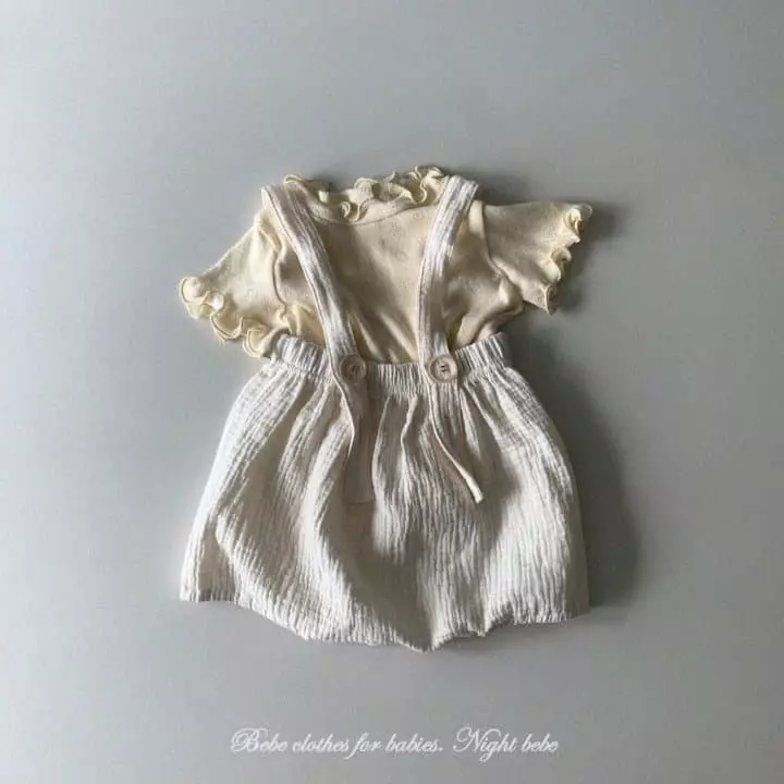 Night Bebe - Korean Baby Fashion - #babyoninstagram - Eyelet Tee - 10