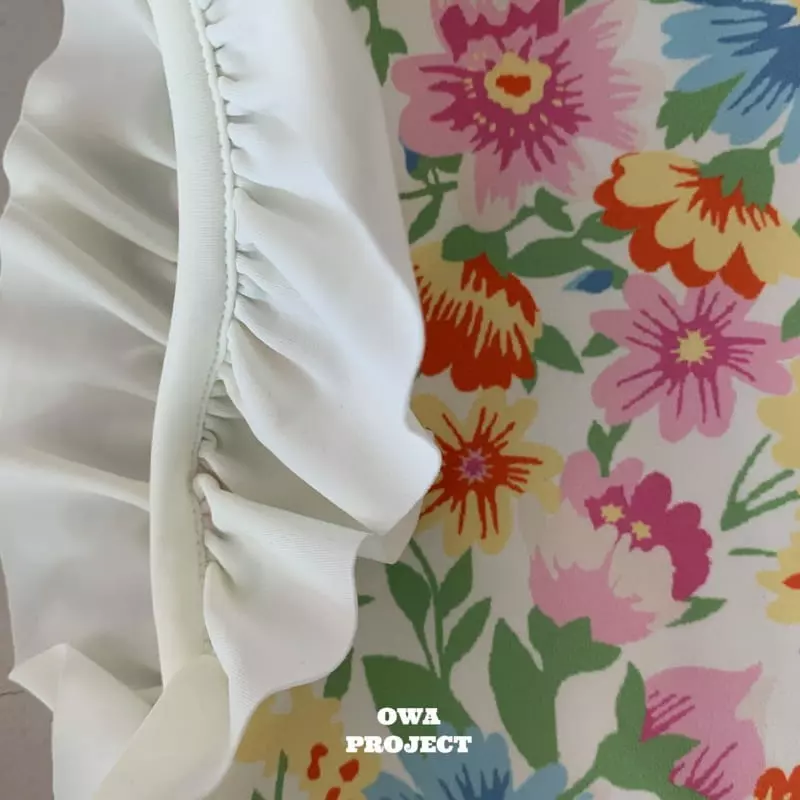 O Wa - Korean Children Fashion - #stylishchildhood - Flower Frill Swim Hat