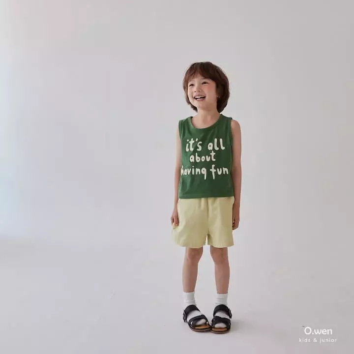 O Wen - Korean Children Fashion - #fashionkids - All Day Sleeveless Tee - 3