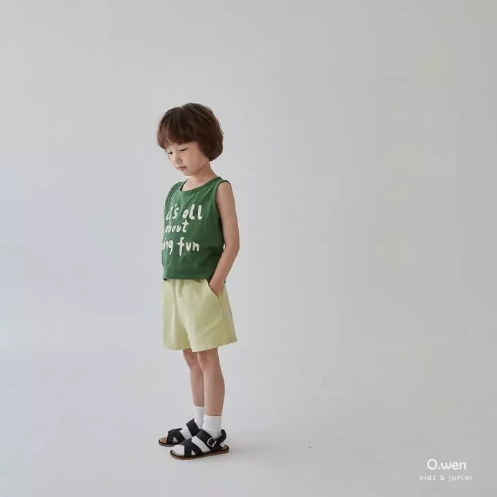 O Wen - Korean Children Fashion - #kidzfashiontrend - All Day Sleeveless Tee - 6