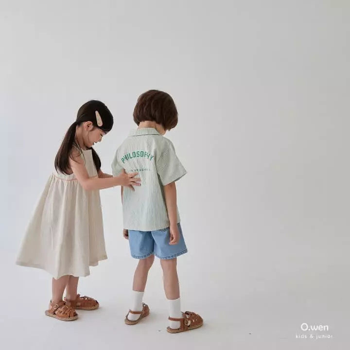 O Wen - Korean Children Fashion - #toddlerclothing - Cross One-piece - 11