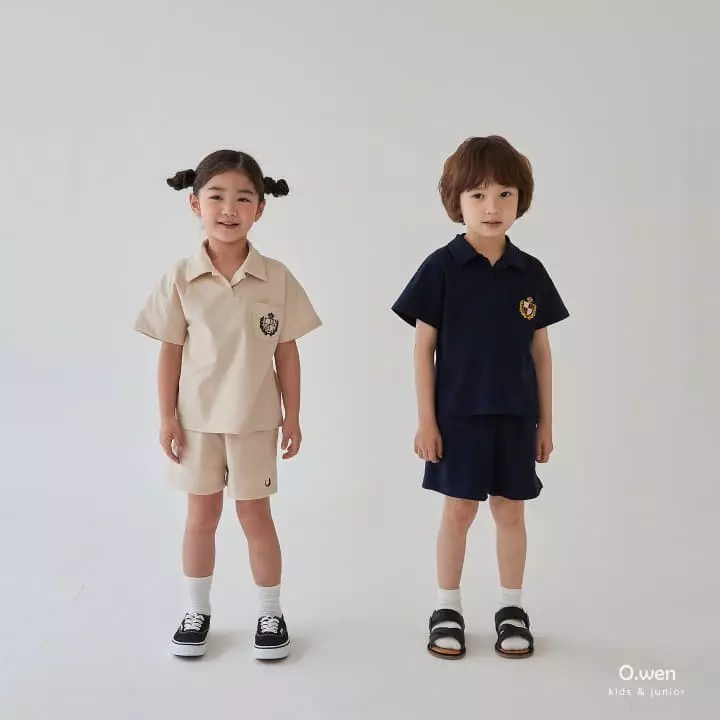 O Wen - Korean Children Fashion - #toddlerclothing - Ivy League Top Bottom Set - 2