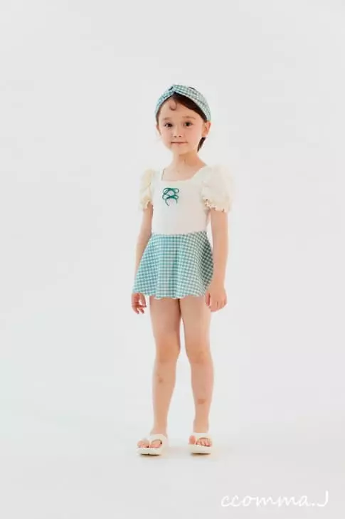 Oda - Korean Children Fashion - #childrensboutique - Honey Some Swimwear with Hairbanf - 3
