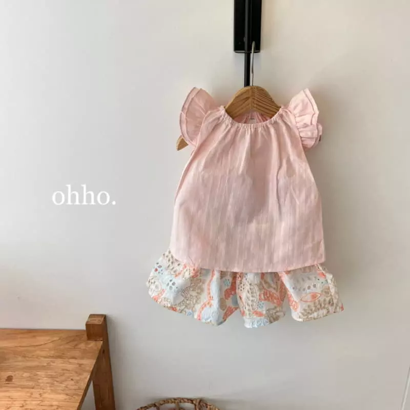 Ohho - Korean Children Fashion - #Kfashion4kids - Ette Punching Skirt Pants - 11