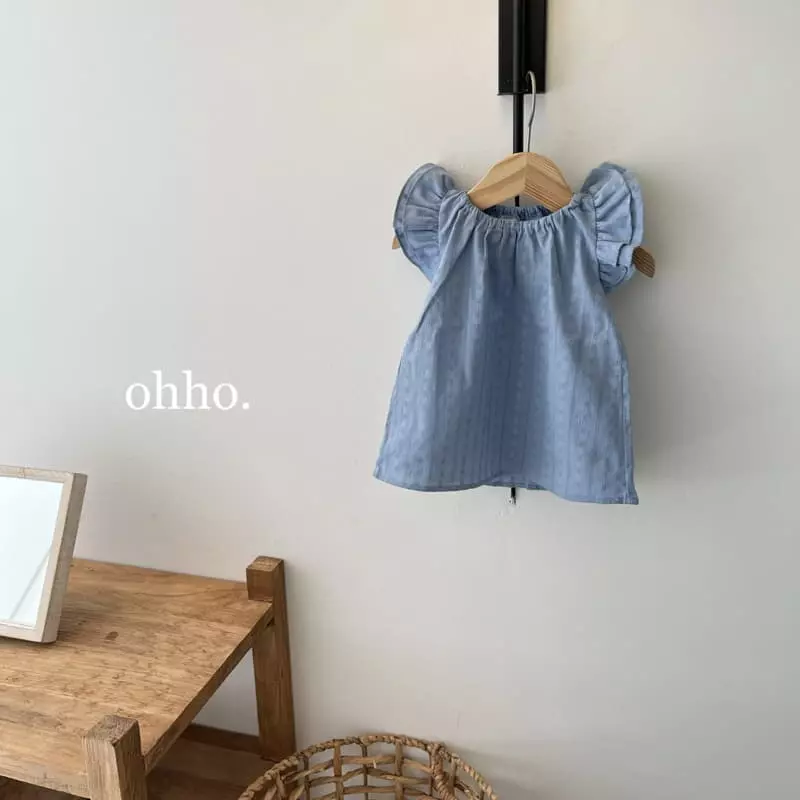 Ohho - Korean Children Fashion - #childofig - Eyelet Wing Blouse - 2