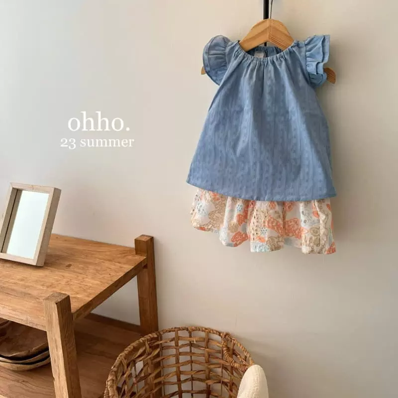 Ohho - Korean Children Fashion - #kidsstore - Eyelet Wing Blouse - 8