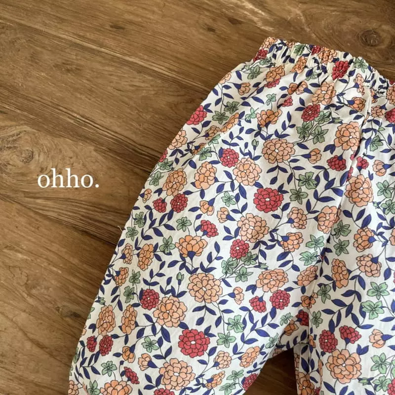 Ohho - Korean Children Fashion - #littlefashionista - Liberty Capri Pnats - 5