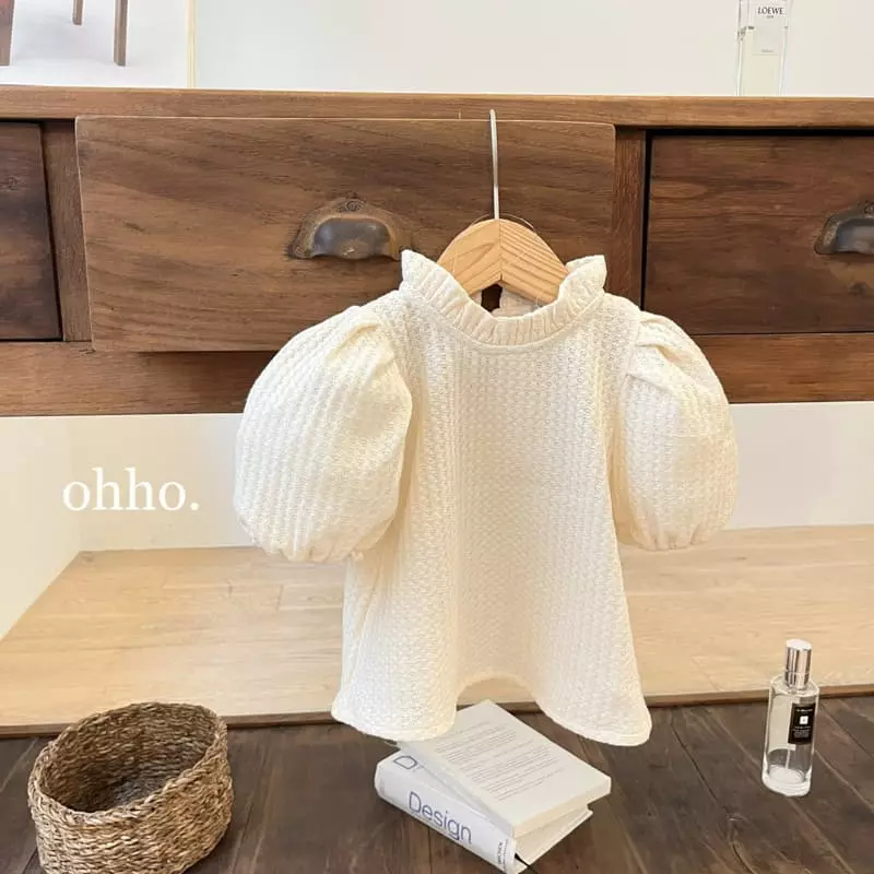 Ohho - Korean Children Fashion - #todddlerfashion - Caramel Blouse - 2