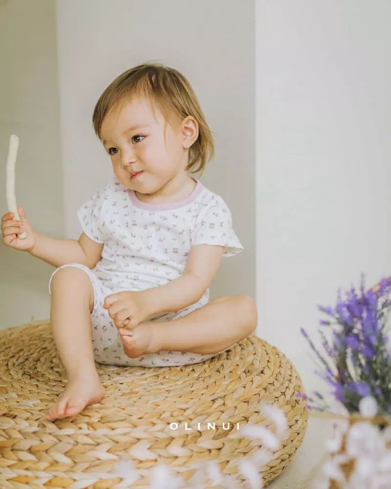 Olinui - Korean Baby Fashion - #babyboutiqueclothing - Flower Pop Corn Easywear - 8
