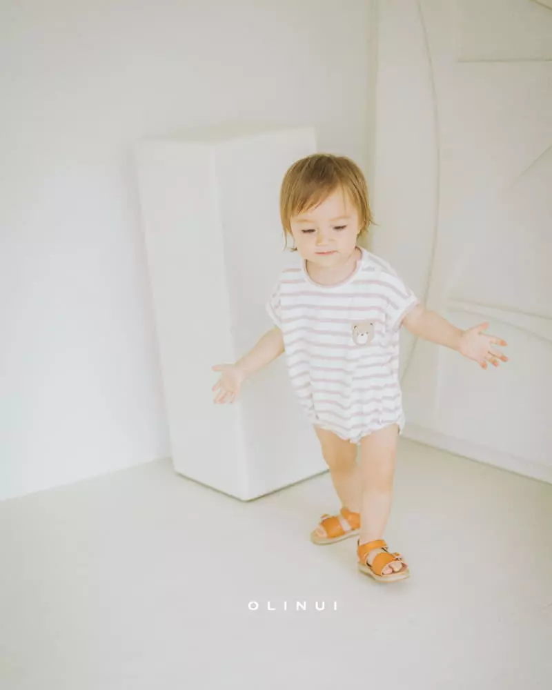 Olinui - Korean Baby Fashion - #babyboutiqueclothing - Magic Bear Bodysuit - 3