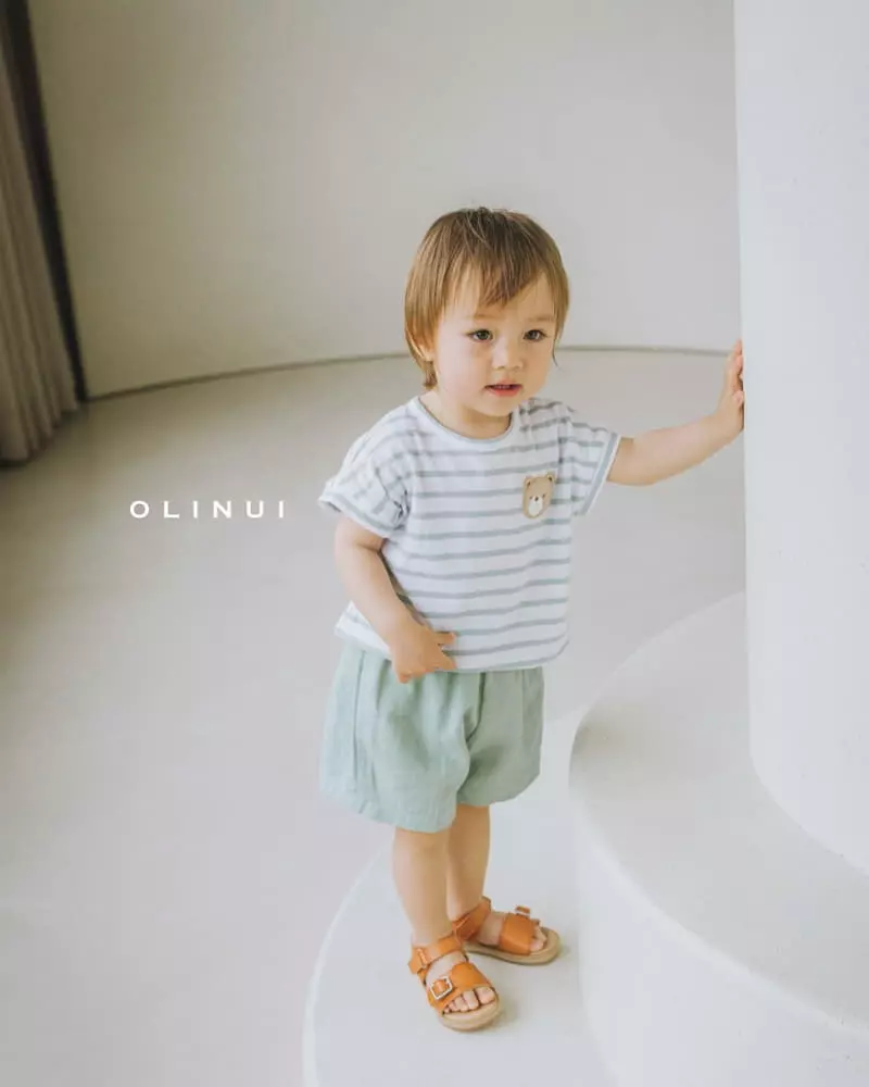 Olinui - Korean Baby Fashion - #onlinebabyboutique - Soft Linen Shorts - 11