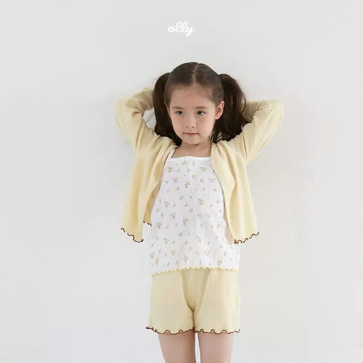 Ollymarket - Korean Children Fashion - #childofig - Hey Cardigan Set - 2