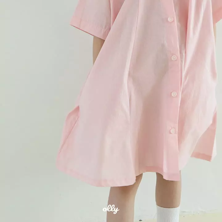 Ollymarket - Korean Children Fashion - #childrensboutique - Air Collar One-piece - 7
