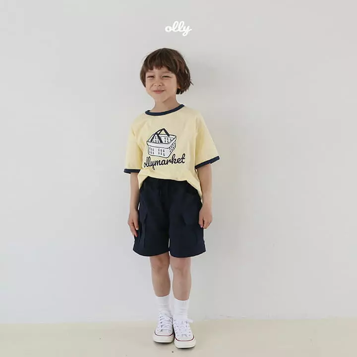 Ollymarket - Korean Children Fashion - #kidsshorts - Basket Tee - 10