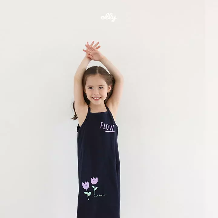 Ollymarket - Korean Children Fashion - #Kfashion4kids - Flower One-piece - 4